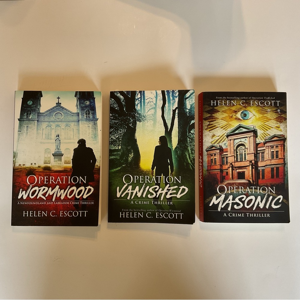 Operation Crime Thriller Book Set by Helen C. Escott